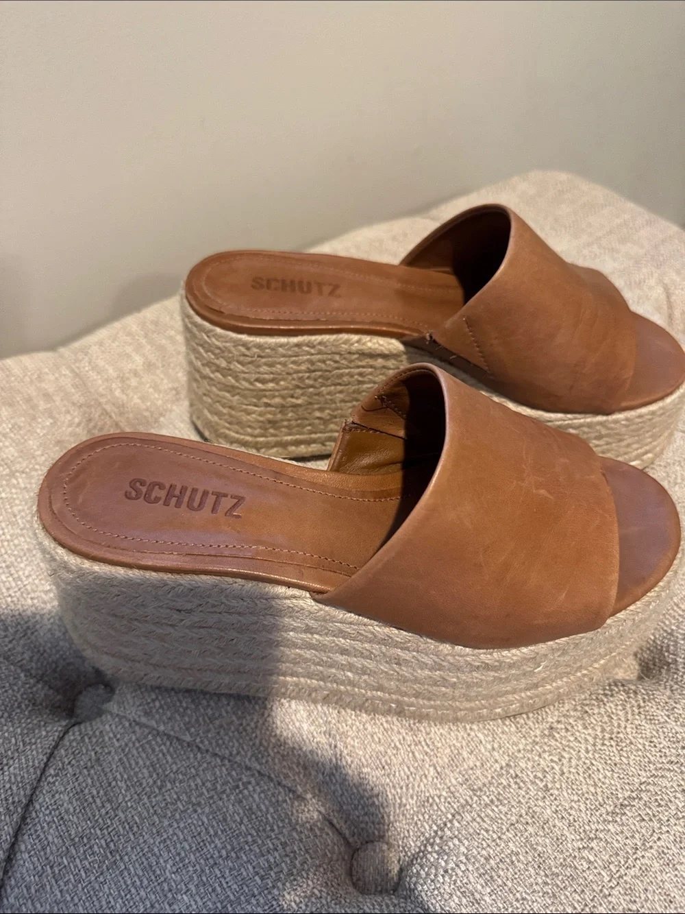 SCHUTZ slide sandals
